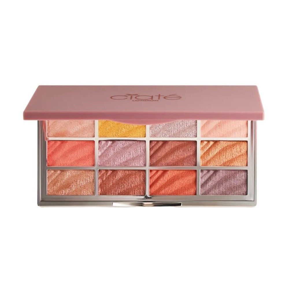 Ciate London BNIB Mauve Coral 12 Shimmer Matte Velvet Eyeshadow Palette